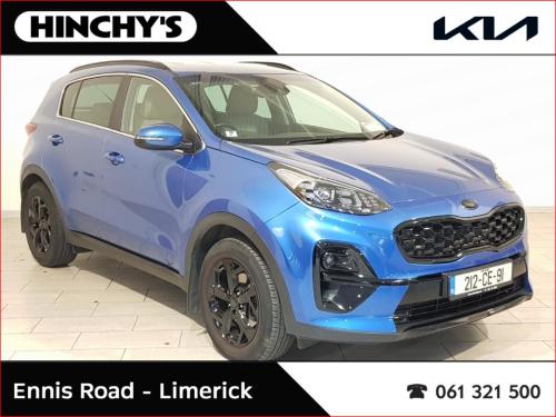 Kia Sportage k3 Black Edition 1.6 CRDI MILD HYBRID 136Bhp SUV Hybrid Blue