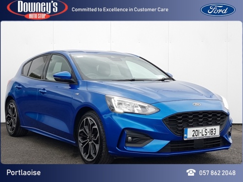 Ford Focus 1.0 PETROL ST-LINE. Hatchback Petrol Blue