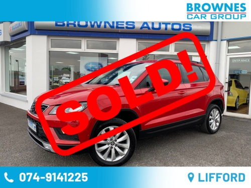 SEAT Ateca 0.0 1.6 TDI SE TECH 115PS 5DR AUTO Hatchback Diesel Red