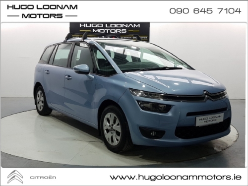 Citroen Grand C4 Picasso 0.0 7S BLUEHDI 120BHP SS VTR+ MYB6 4DR MPV Diesel Blue