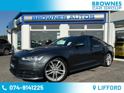 Audi A6 0.0 2.0 TDI S LINE BLK EDITION QTR1 QUATTRO 190PS 4DR A BLACK ED. AUTO Saloon Diesel Grey