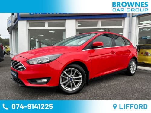 Ford Focus 0.0 1.5 TDCI ZETEC 120PS 5DR Hatchback Diesel Red