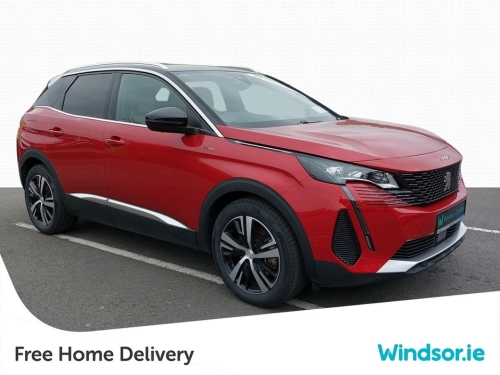 Peugeot 3008 0.0 HYBRID2 PHEV 225bhp Allure SUV Petrol / Electric Hybrid Red