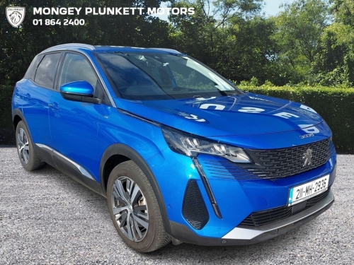 Peugeot 3008 0.0 HYBRID2 PHEV 225bhp Allure MPV Petrol / Electric Hybrid Blue