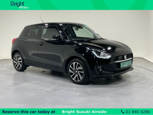 Suzuki Swift 0.0 SZ5 1.2 manual Hybrid with heated front seats, (now up to 7 year warranty) Hatchback Petrol Black