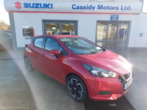 Nissan Micra 0.0 1.0T SV Hatchback Petrol Red