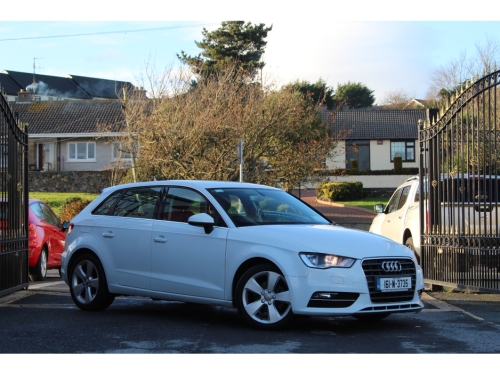 Audi A3 0.0 1.6 TDI SPORT NAV SPORTBACK 110PS 5DR Hatchback Diesel White