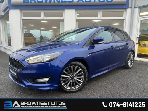 Ford Focus 0.0 ST-LINE 1.5 TD 120PS 6SPEED 4DR Hatchback Diesel Blue