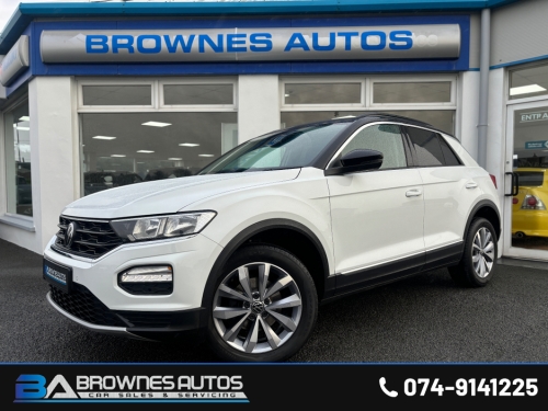 Volkswagen T-Roc 0.0 DESIGN TSI Hatchback Petrol White