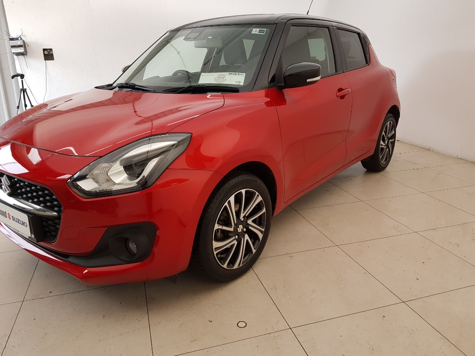 Suzuki Swift 0.0 Massive Spec 1.2 Dualjet Hybrid SZ5 5DR Two Tone Hatchback Hybrid Red