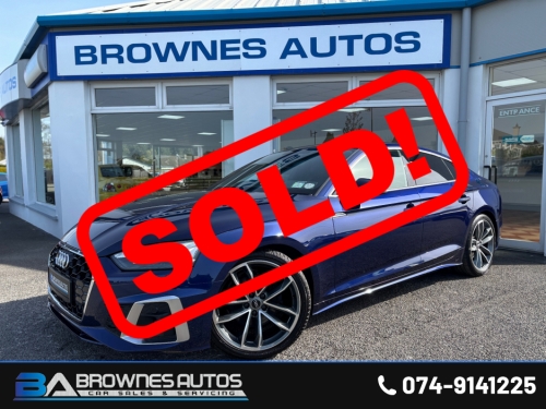 Audi A5 0.0 2.0 TDI S LINE 35 MHEV 163PS Hatchback Diesel Blue