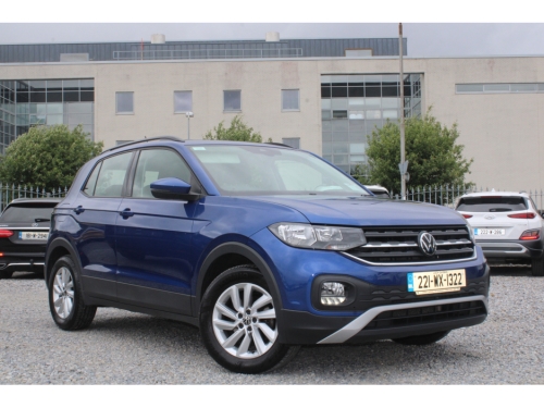 Volkswagen T-cross 0.0 LIFE 1.0 TSI MANUAL 5SPEED 95BHP 5DR Estate Petrol Blue