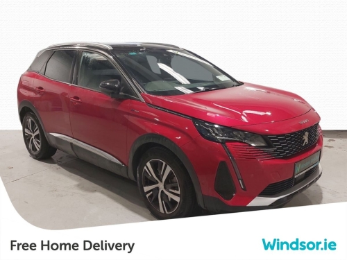 Peugeot 3008 0.0 HYBRID2 180bhp PHEV Allure SUV Petrol / Electric Hybrid Red