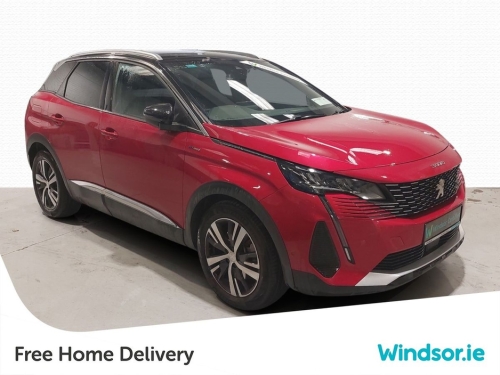 Peugeot 3008 0.0 HYBRID2 180bhp PHEV Allure SUV Petrol / Electric Hybrid Red