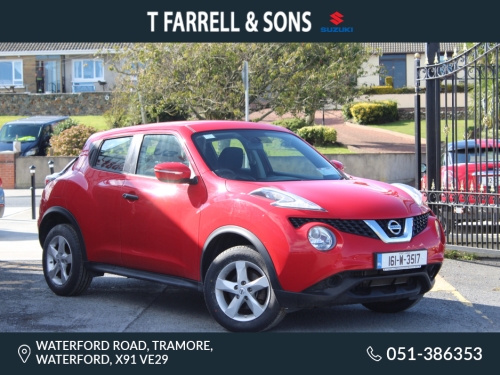 Nissan Juke 0.0 1.5 DCI VISIA 5DR 1.6 DIG-T Hatchback Diesel Red