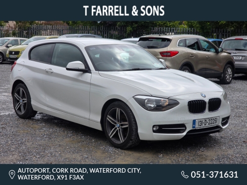 BMW 1 Series 0.0 114D SPORT Z1AY 2DR Hatchback Diesel White