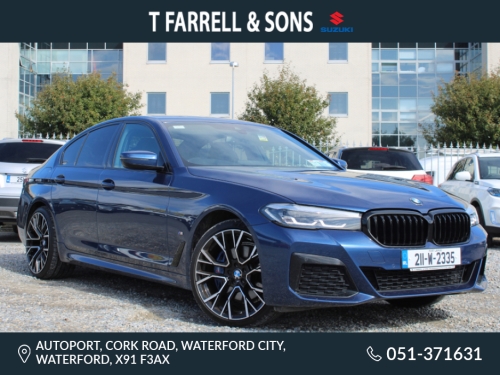 BMW 5 Series 0.0 530E M SPORT 4DR AUTO *Low Mileage* Saloon Petrol / Electric Hybrid Blue