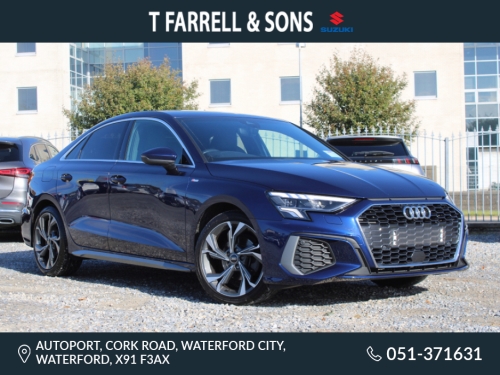 Audi A3 0.0 S LINE 30 TFSI MHEV Saloon Petrol Blue