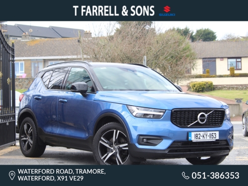 Volvo XC40 0.0 2.0 T4 R-DESIGN GEARTRONIC Winter Pack Estate Petrol Blue