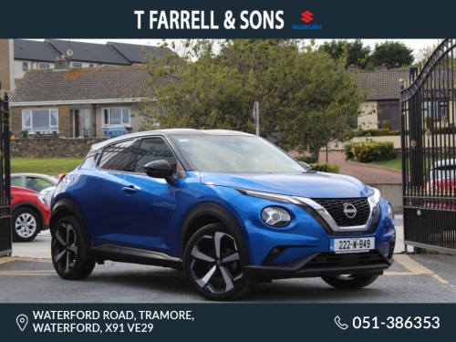 Nissan Juke 0.0 1.0 SVE 2T MY23 4DR *High Spec* SUV Petrol Blue