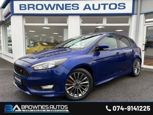 Ford Focus 0.0 1.5 TDCI ST-LINE 120PS 5 5DR Hatchback Diesel Blue