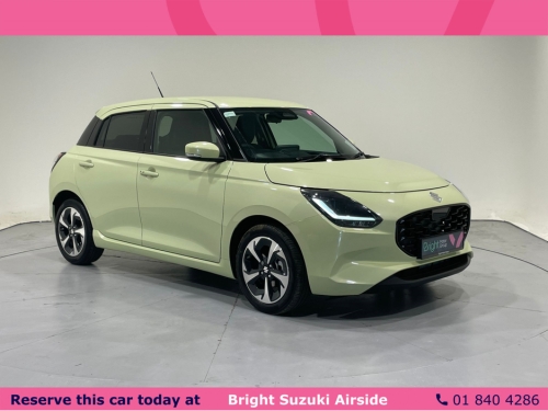 Suzuki Swift 0.0 Cost of living discount see below: Ultra 1.2 Manual Hybrid (Now with up to a 10 year warranty) Hatchback Hybrid Yellow