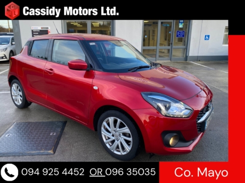 Suzuki Swift 0.0 Swift 1.2 Mild Hybrid SZ-T CVT Hatchback Hybrid Red