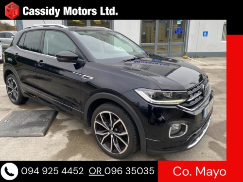 Volkswagen T-cross 0.0 R-Line 1.0 TSI 110HP Estate Petrol Black