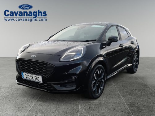 Ford Puma 1.0L EcoBoost mHEV 125PS ST-Line X MPV Petrol Hybrid Black