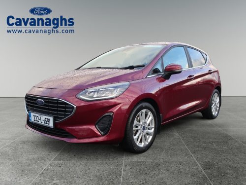 Ford Fiesta 1.0T EcoBoost Hybrid 125PS Titanium Hatchback Petrol Hybrid Red