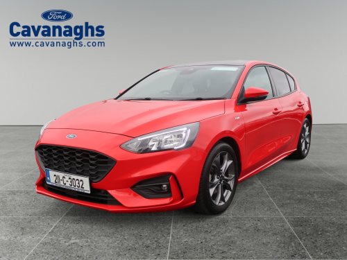 Ford Focus 1.0T EcoBoost Hybrid 125PS ST-Line Hatchback Petrol Hybrid Red