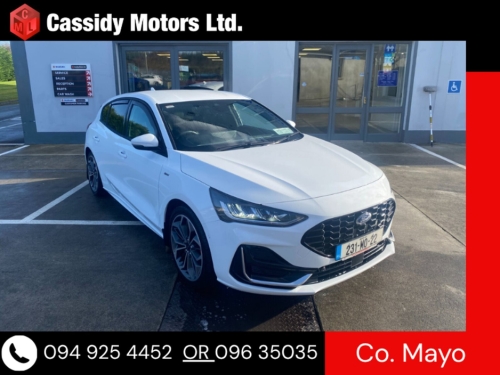 Ford Focus 0.0 1.0L EcoBoost 125PS ST-Line Vignale Hatchback Petrol White