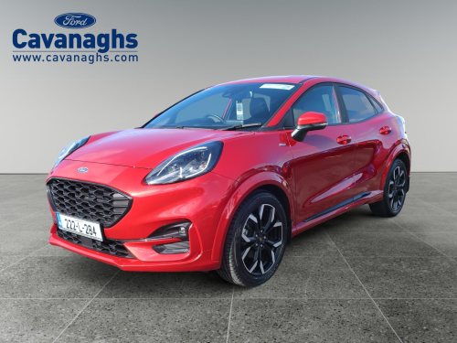 Ford Puma 1.0L EcoBoost mHEV 125PS ST-Line MPV Petrol Hybrid Red