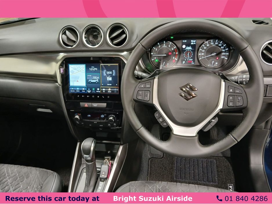 Suzuki Vitara 0.0 Ultra 1.4 Hybrid Automatic. NEW mild Hybrid Automatic models arriving Mid-April. place your order now. (now with up to a 10 year warranty) SUV Hybrid Grey