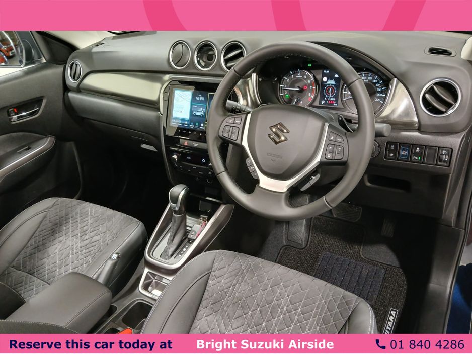 Suzuki Vitara 0.0 Ultra 1.4 Hybrid Automatic. NEW mild Hybrid Automatic models arriving Mid-April. place your order now. (now with up to a 10 year warranty) SUV Hybrid Grey