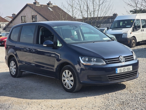 Volkswagen Sharan 0.0 2.0 TDI S BLUEMOTION 14 140 5DR 140PS 7SEATS MPV Diesel Blue