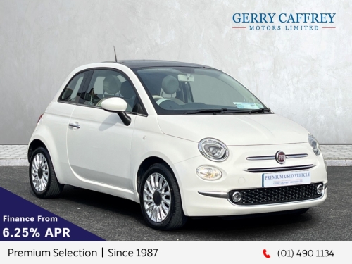 Fiat 500 0.0 1.2  LOUNGE DUALOGIC AUTOMATIC - Irish Car and Low Mileage Hatchback Petrol White