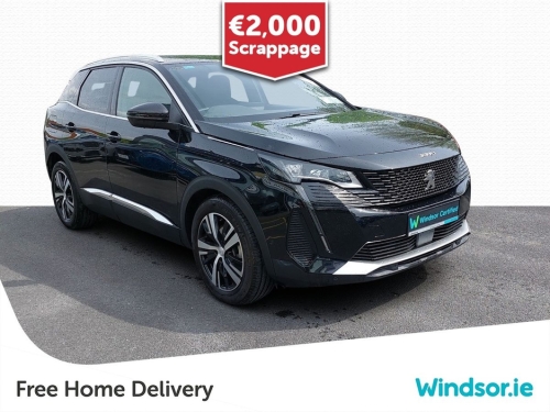 Peugeot 3008 0.0 HYBRID2 225bhp PHEV GT SUV Petrol / Electric Hybrid Black