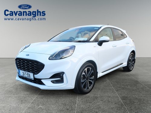 Ford Puma 1.0T EcoBoost mHEV 125PS ST-Line MPV Petrol Hybrid White