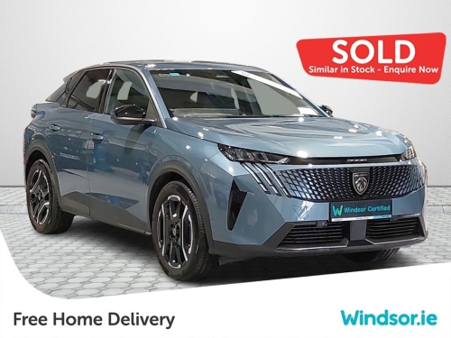 Peugeot 3008 BEV 73kWH 210BHP Allure SUV Electric Blue
