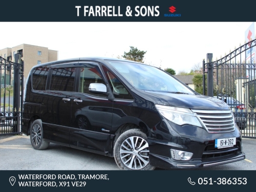 Nissan Serena 0.0 2.0 Petrol Hyrbid Automatic 8 Seater MPV Hybrid Black