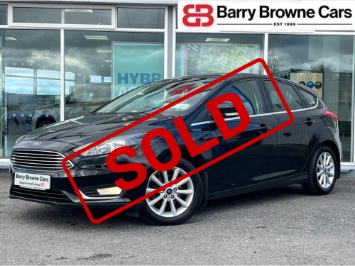 Ford Focus 0.0 TITANIUM 1.5 TD 95PS 6SPEED 4DR Hatchback Diesel Black