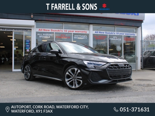 Audi A3 0.0 S LINE 35 TDI S-A Saloon Diesel Black