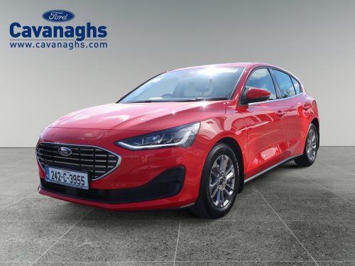 Ford Focus Titanium 1.0L EcoBoost 125PS mHEV Hatchback Petrol Red