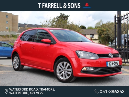 Volkswagen Polo 0.0 TRENDLINE 1.0 60HP MANUAL 5SPEED 5DR Hatchback Petrol Red