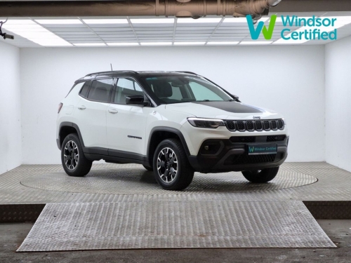 Jeep Compass 0.0 Trailhawk AWD PHEV Hatchback Hybrid White