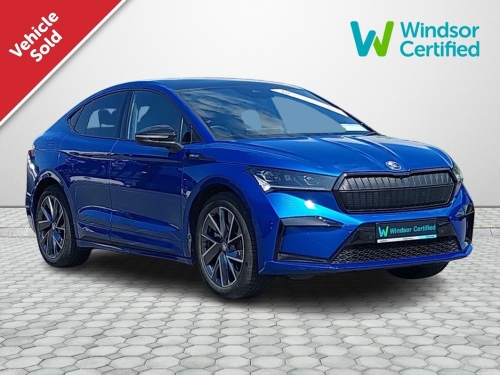 Skoda Enyaq Enyaq 85X Sportline + Sportline Plus iV 85x 4WD 82kWh Auto Coupe Electric Blue