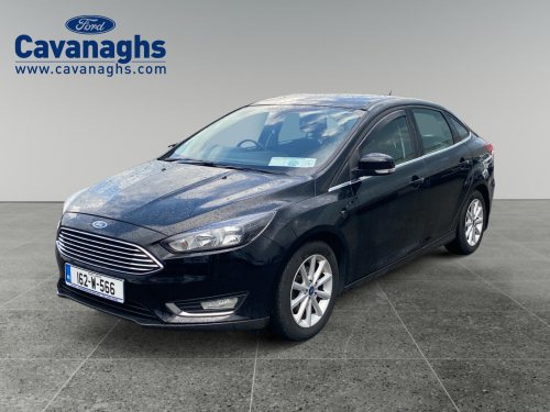 Ford Focus 1.0 Ecoboost Turbo 125PS Titanium Saloon Petrol Black