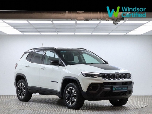 Jeep Compass 0.0 Trailhawk AWD Phev Hatchback Petrol / Electric Hybrid White