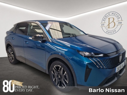Peugeot 3008 0.0 1.2 MHEV PureTech 136bhp eDCS6 Allure MPV Hybrid Blue